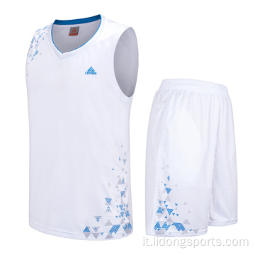 Uniformi della squadra scolastica Maglie da basket semplici personalizzate